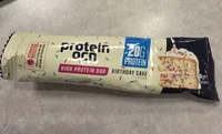 protein ocn HIGH PROTEIN BAR BIRTHDAY CAKE