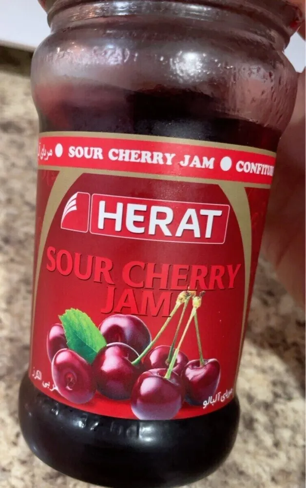 Sour cherry jam