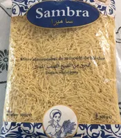 Pates alimentaires de semoule de blé dur