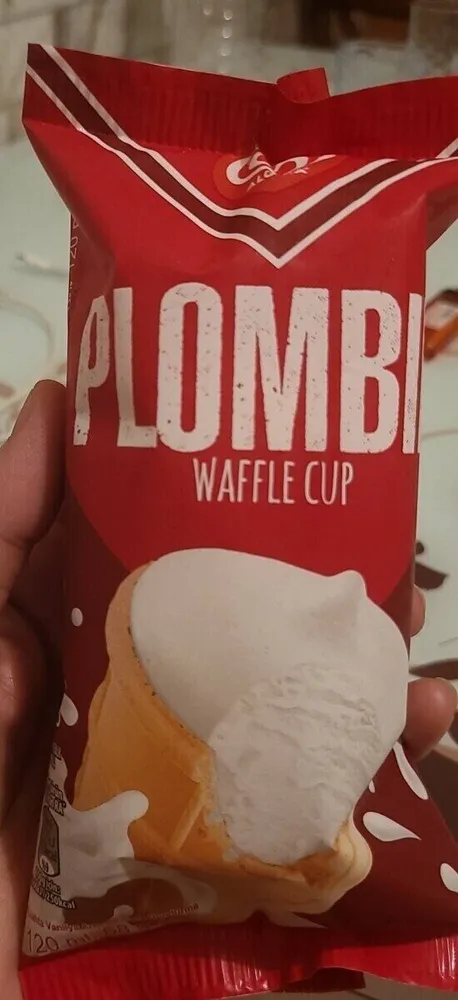 plombir waffle cup