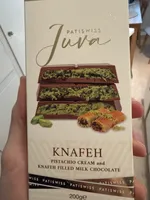 Pistachio Cream And Knafeh Filled Milk Chocolate