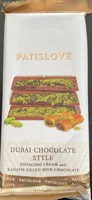 Dubai style Pistachio Cream and Kadayif Filled Milk Chocolate