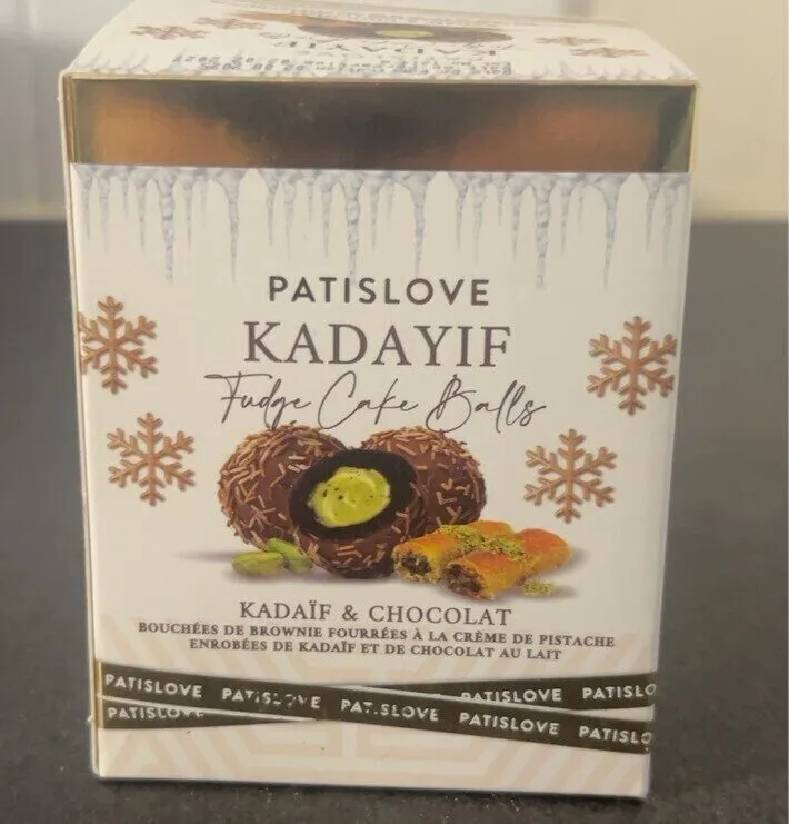 Kadayif Fudge Cake Balls