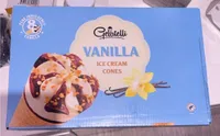 Vanilla ice cream cones