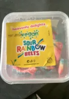 Sour rainbow belts