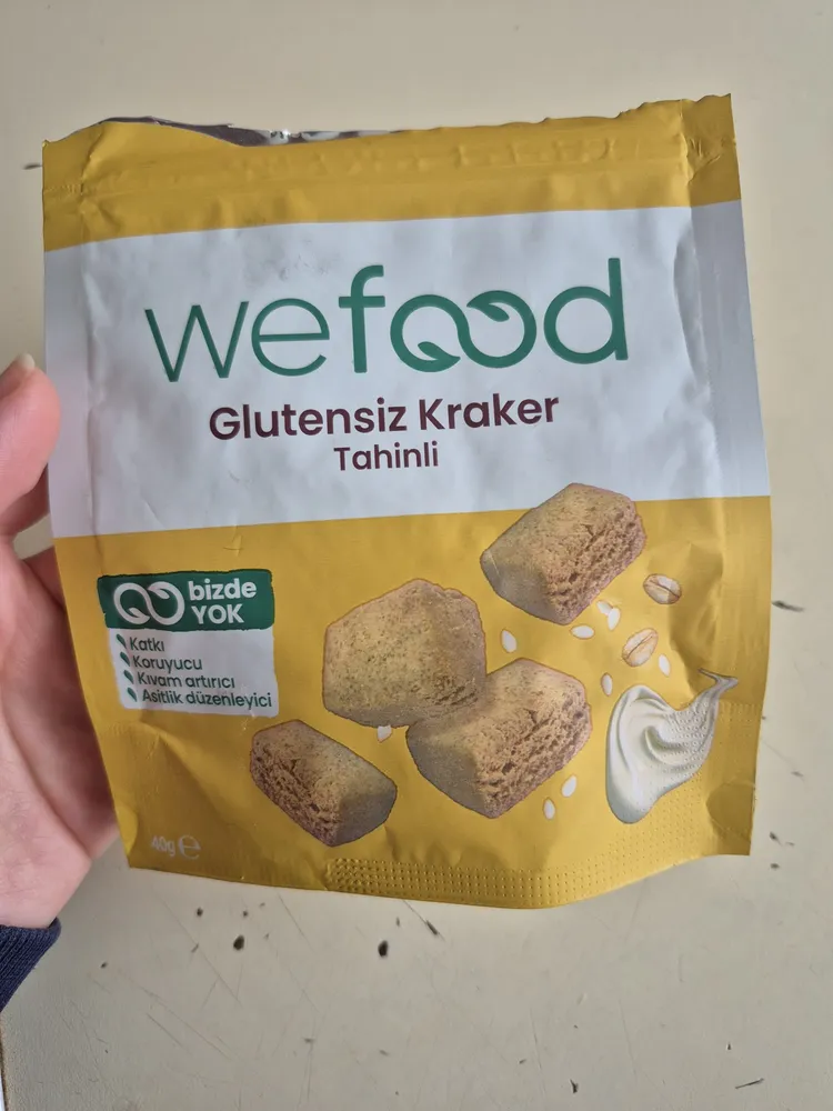 Wefood Glutensiz Tahinli Kraker