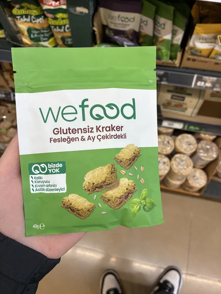 Glutensiz Kraker (Fesleğen & Ay Çekirdekli)