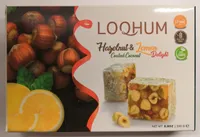Loqhum Hazelnut & Lemon Coated Coconut