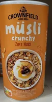 Crunchy Zimt Nuss müsli