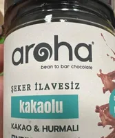 Aroha şeker ilavesiz kakaolu fındık kreması
