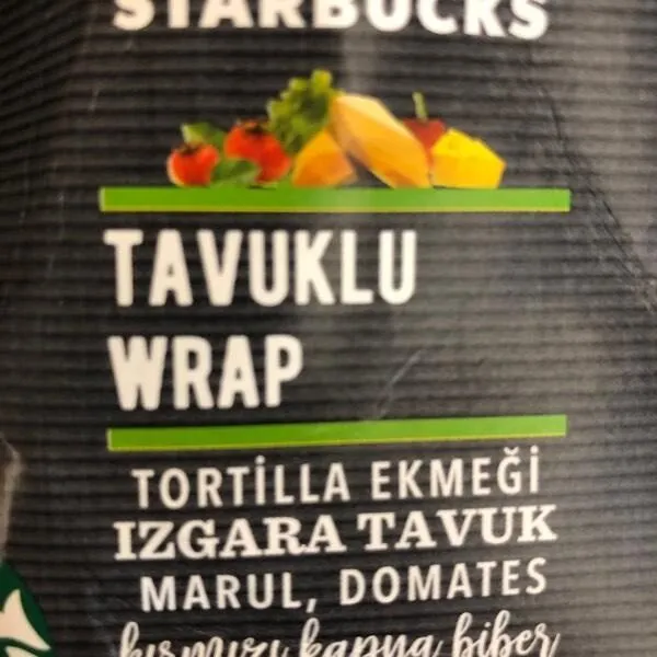 Starbucks Tavuklu wrap