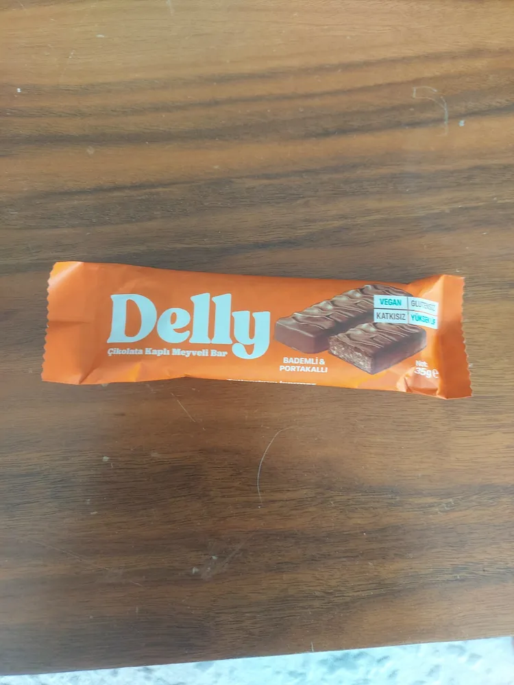 Çikolata kapli meyve bar portakal
