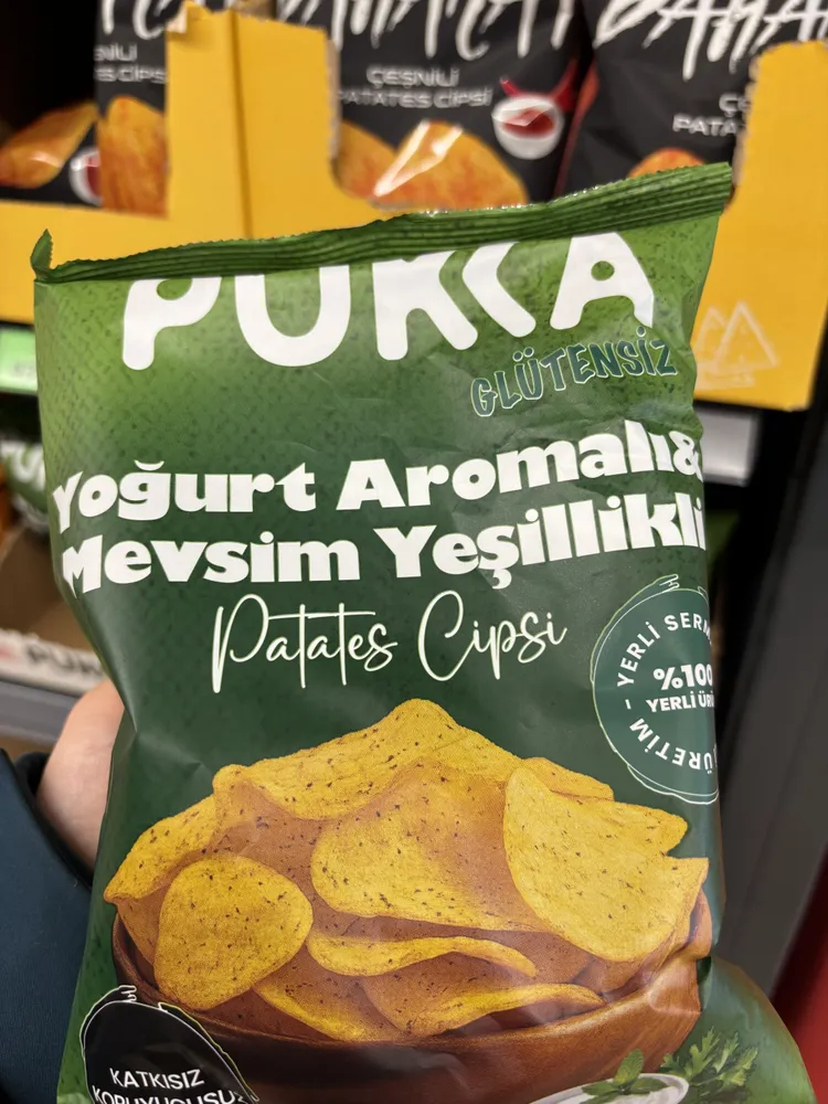 Pukka Yoğurt Aromalı Mevsim Yeşillikli Cips