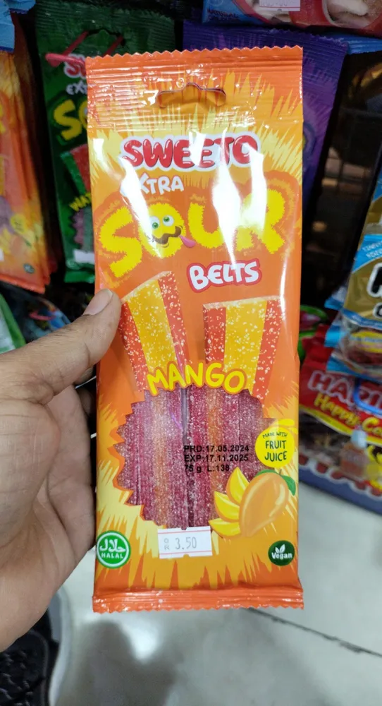 Extra Sour Belts Mango