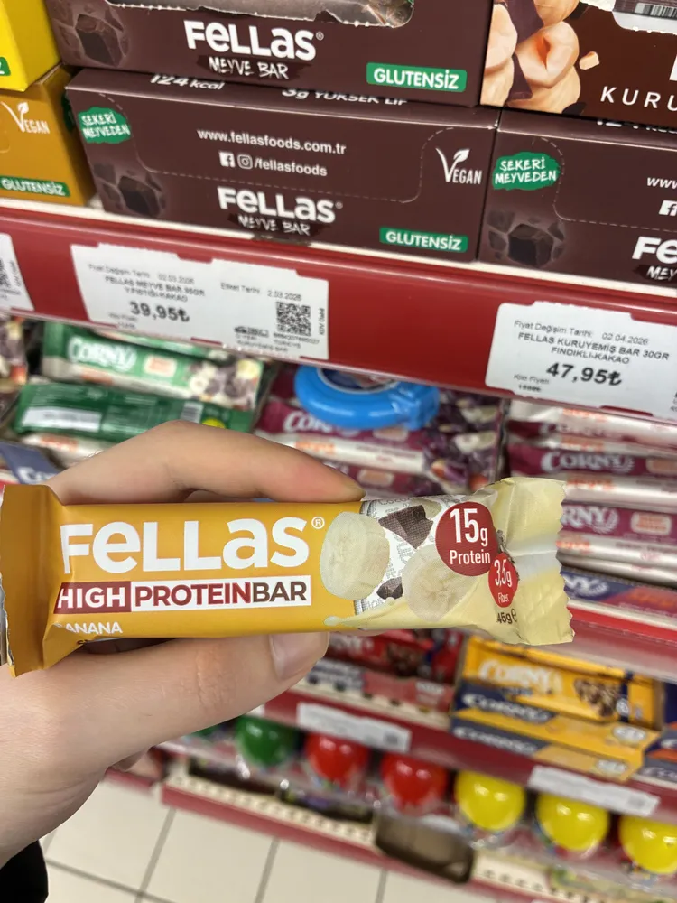 Fellas high protein bar Banana