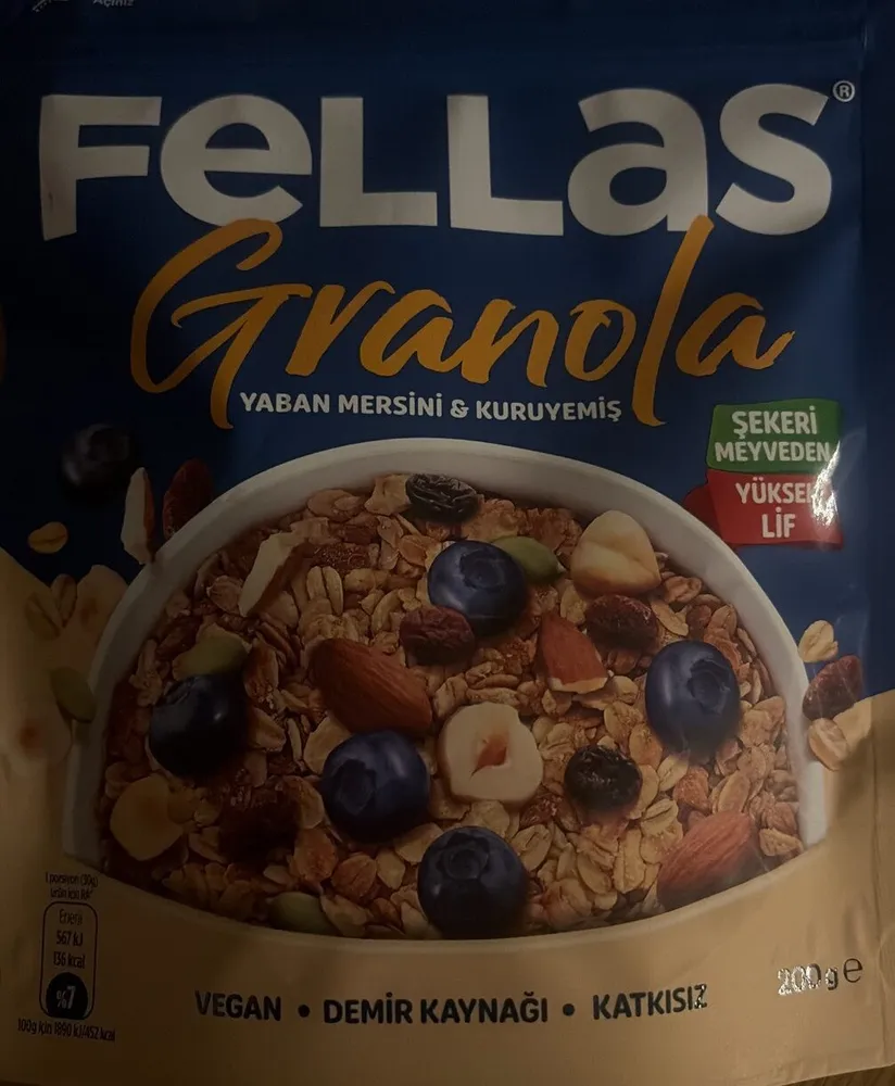 Yaban Mersini & Kuruyemiş Granola