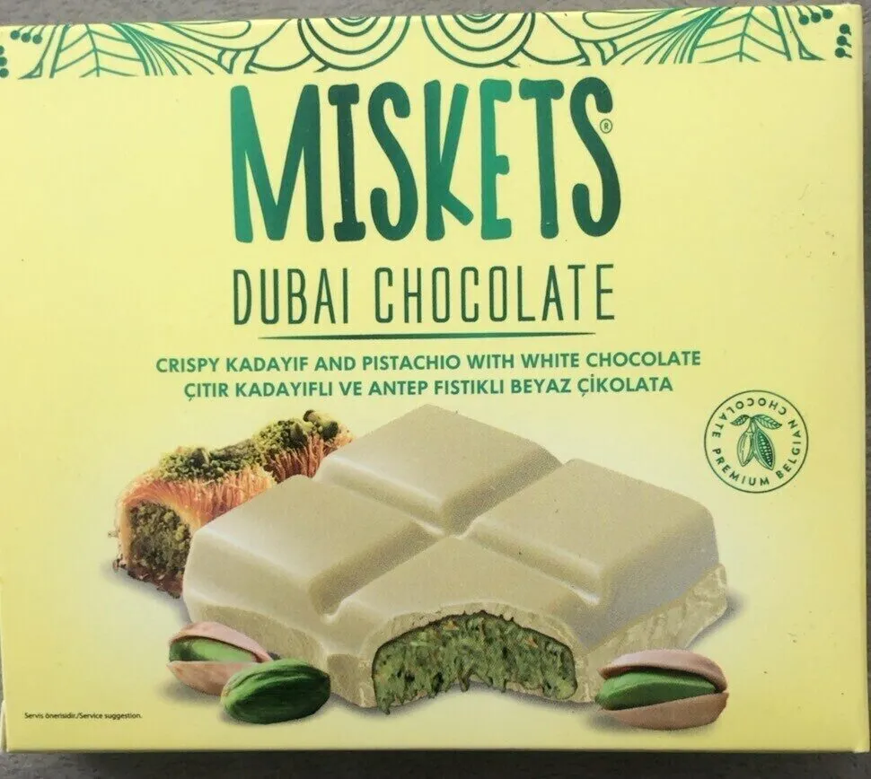 Dubai chocolate white