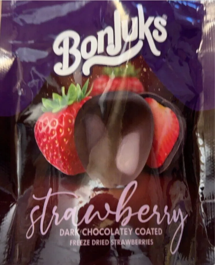 Strawberry Dark Chocolate Coated Freeze Dried Strawberries
