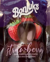 Strawberry Dark Chocolate Coated Freeze Dried Strawberries