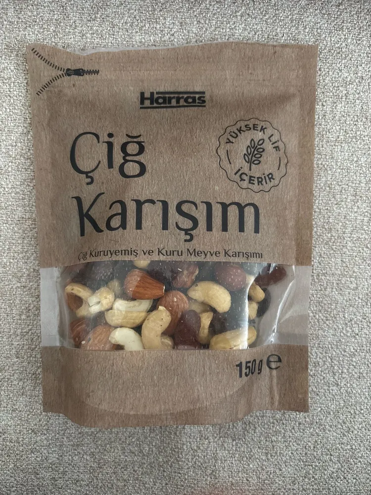 Çiğ Kuruyemiş ve Kuru Meyve Karışımı