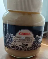 Crème de lait aux noisettes