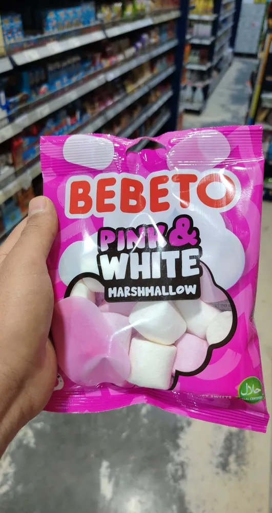 Bebeto Marshmallow pink&white
