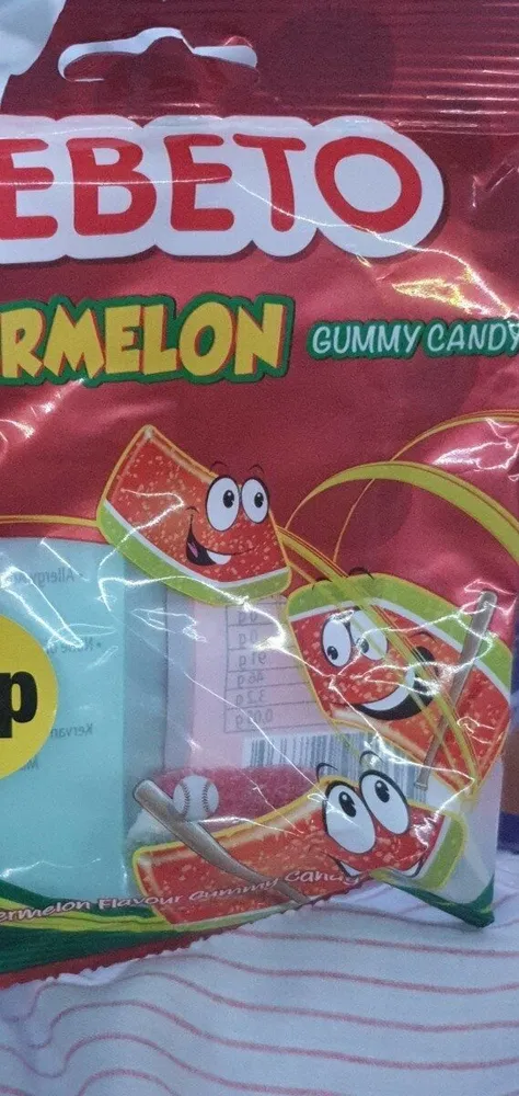 Watermelon gummy candy