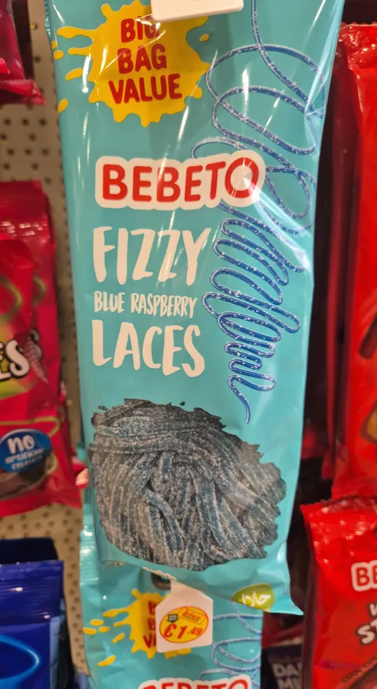 bebeto blue rasberry laces