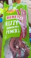 Fizzy strawberry pencils