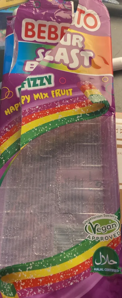 Sour Blast (confiserie gélifiée acidifiée goût fruité)