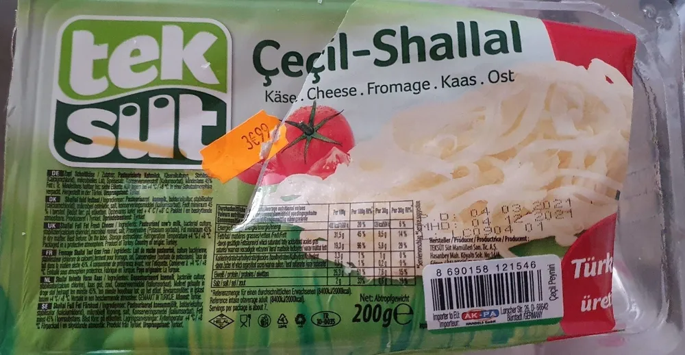 Fromage çeçil-shallal
