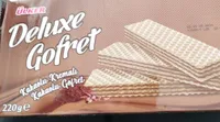 Deluxe gofret kakaolu kremalı kakaolu gofret