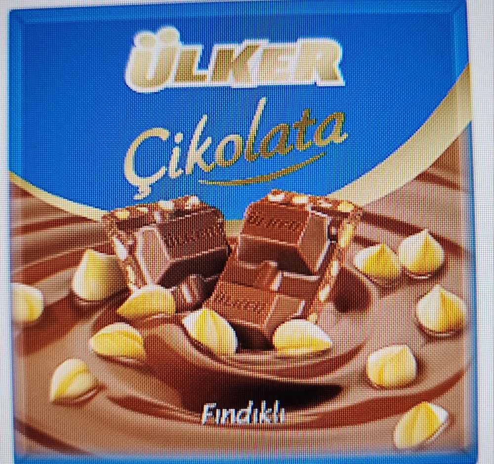 Ülker Fındıklı Sütlü Kare Çikolata