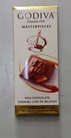 Godiva caramel lion of Belgium