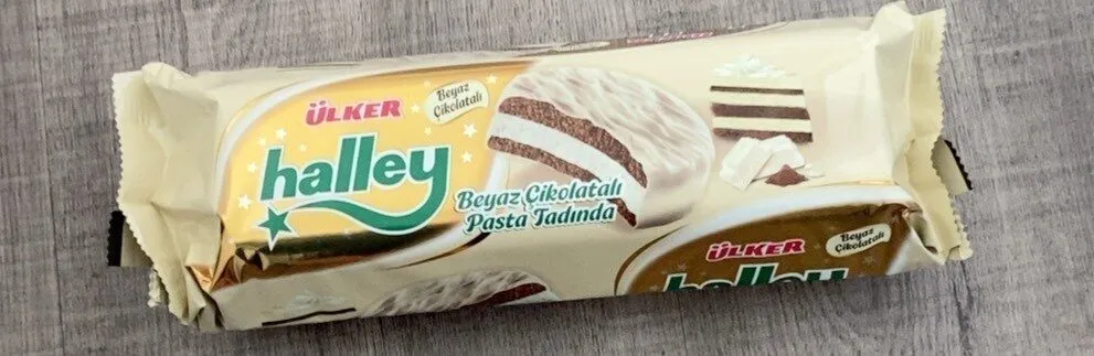 Beyaz çikolatalı pasta tadında
