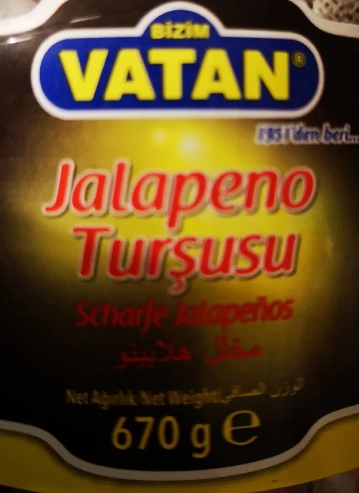 Jalapenios tursusu