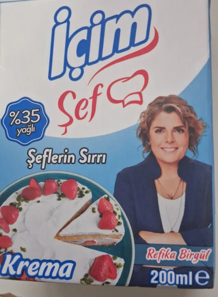 İçim şef krema