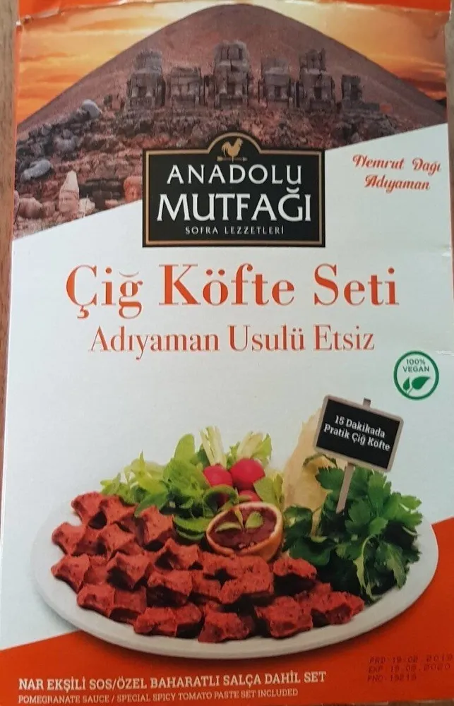 Çiğ köfte seti