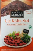 Çiğ köfte seti