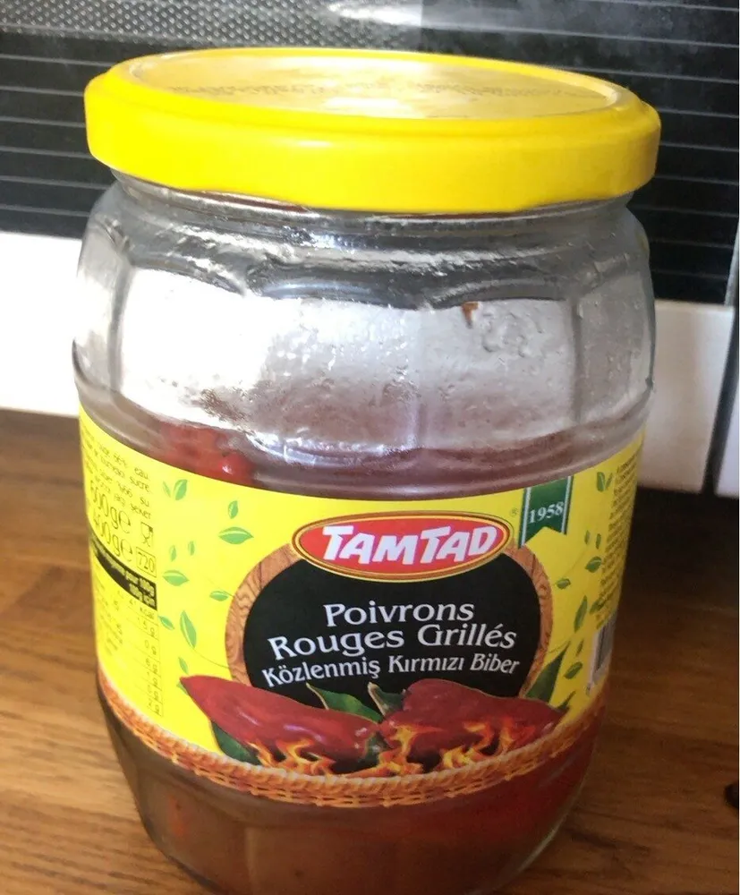 Poivrons rouges grillés