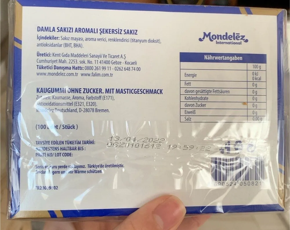 Falım damla sakız