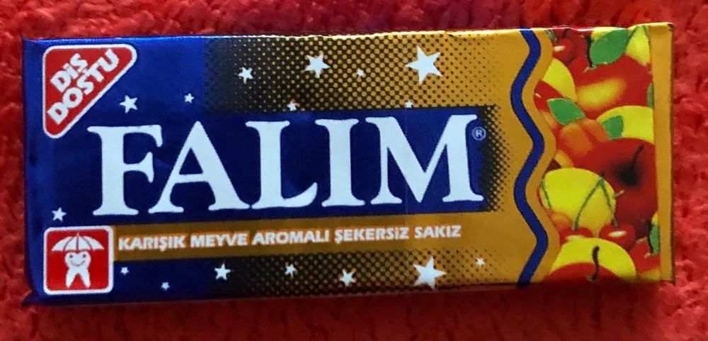 Falim Mixed Fruit Aromated Sugar Free Chewing Gum