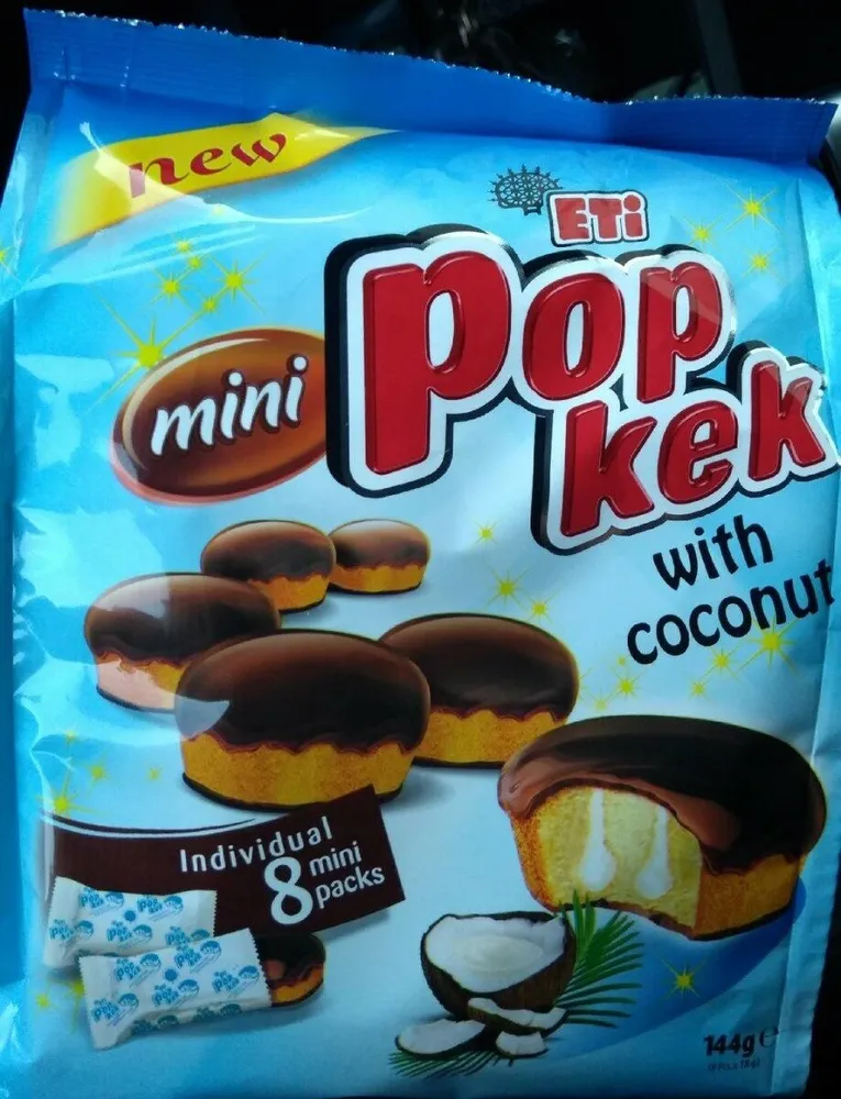 Mini Pop Kek With Coconut