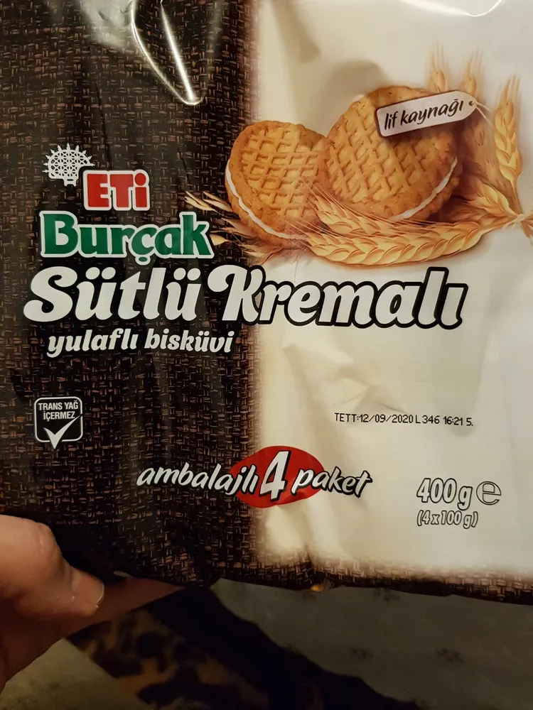 Burçak Sütlü Kremalı 4lü