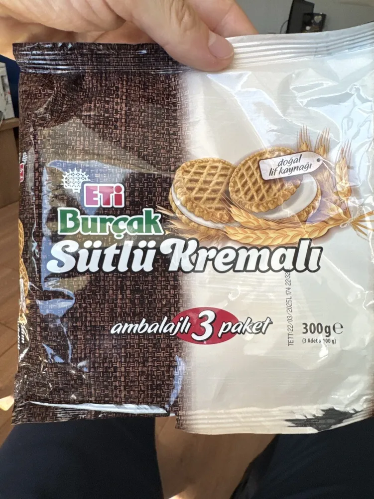 Sütlü Kremalı Bisküvi