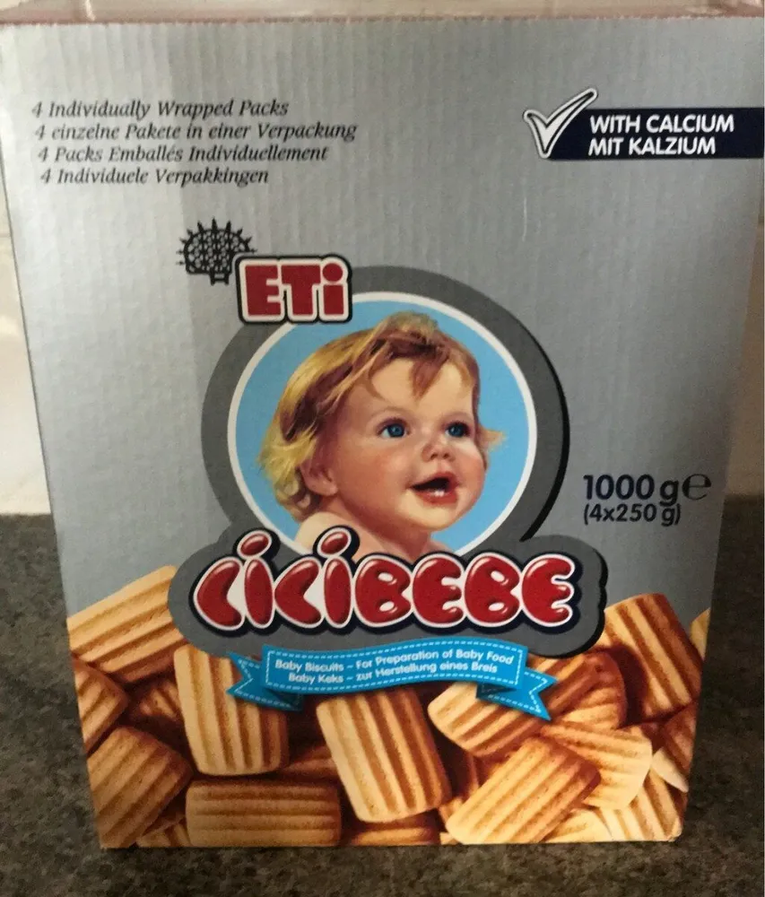 Eti Cici Bebe / Baby Cookies - 1 KG / 4 Pack