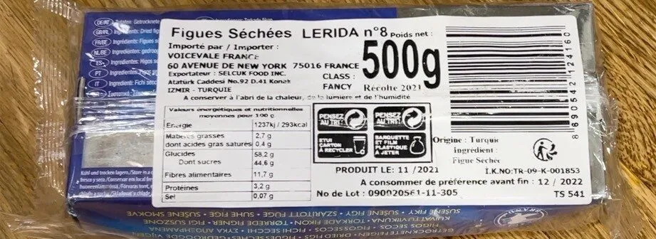 Figues sechées