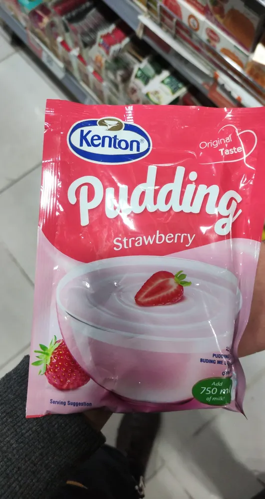 Strawberry pudding