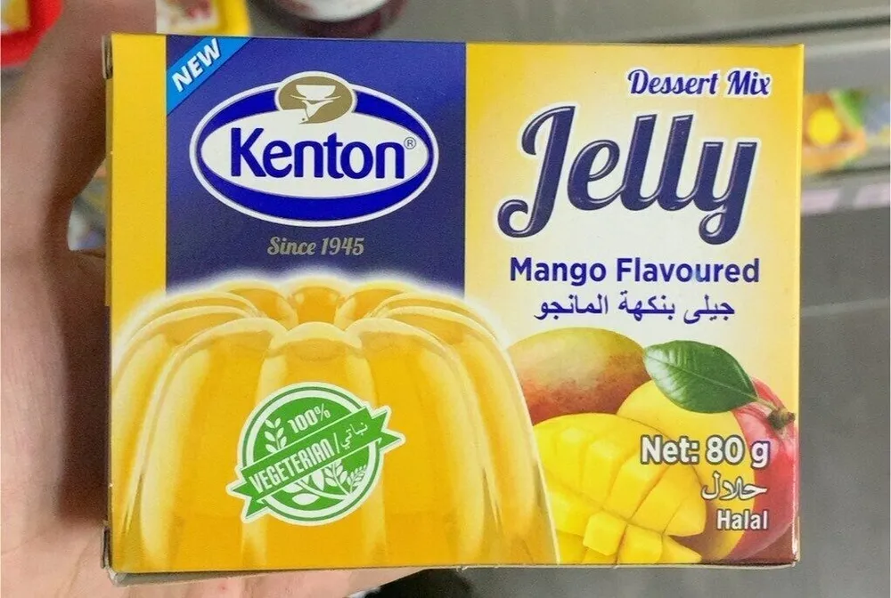 Jelly mango flavoured