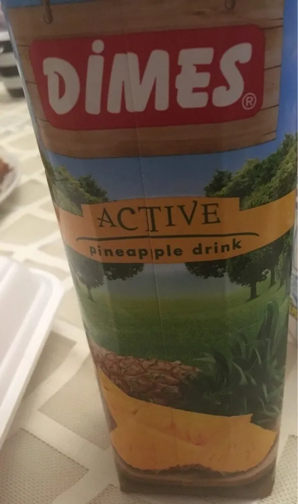 Active pineapple drink